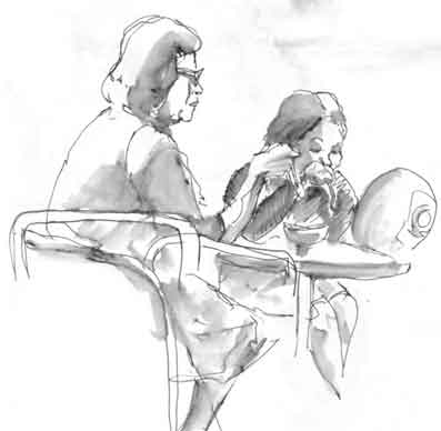 dessin de gens