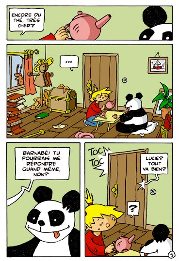 planche 1 de la BD pour Les petits contes