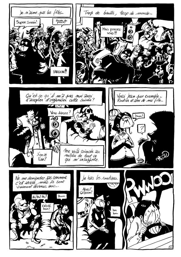 planche 2 de la BD pour Le clapier