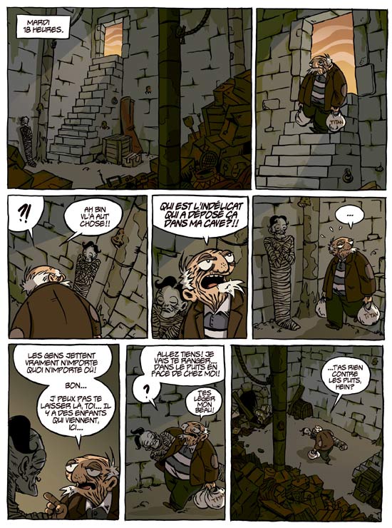 planche 1 de la BD les 4 pouvoirs