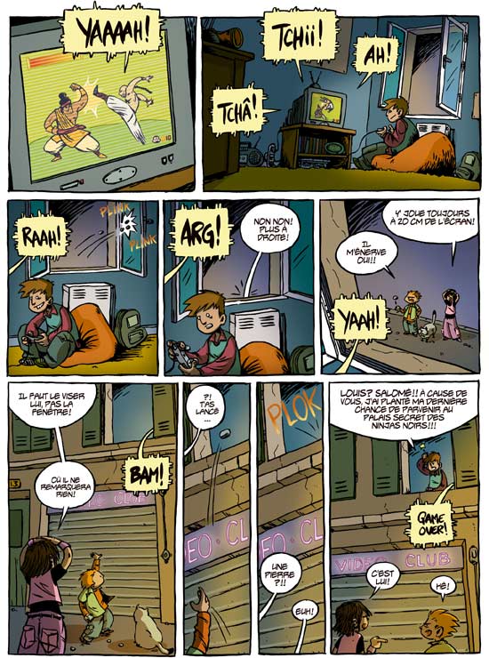 planche 3 de la BD les 4 pouvoirs
