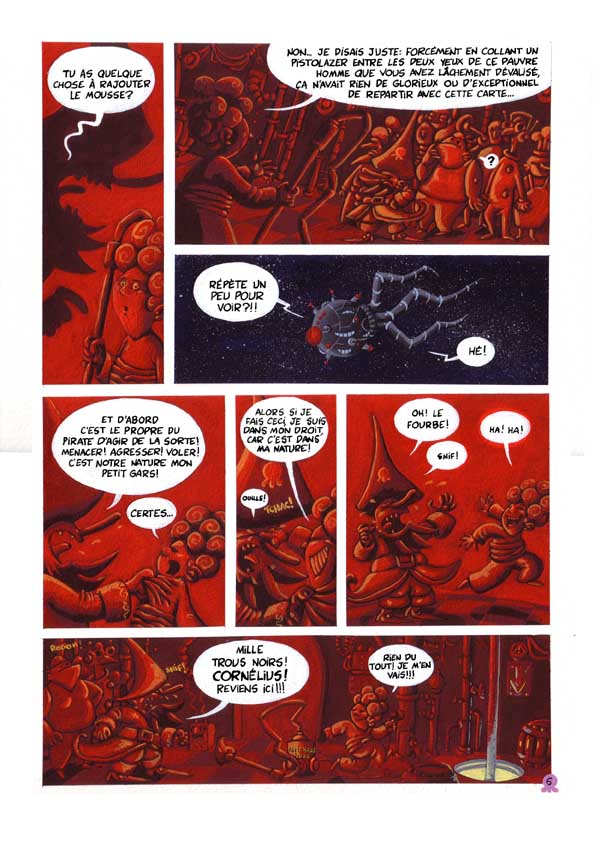 planche 6 de la BD Marine et Cornelius