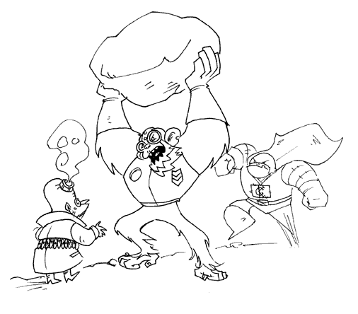dessin de combat