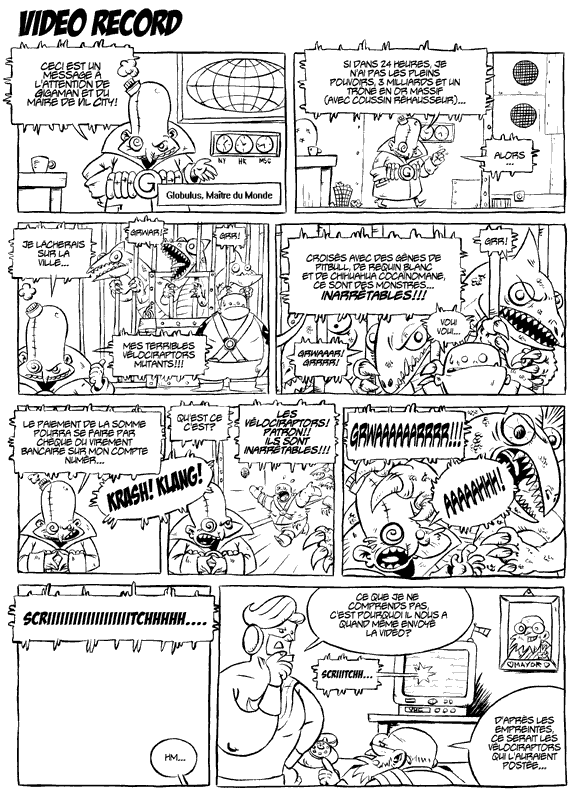''Who is he'' planche 2 de la BD vil City