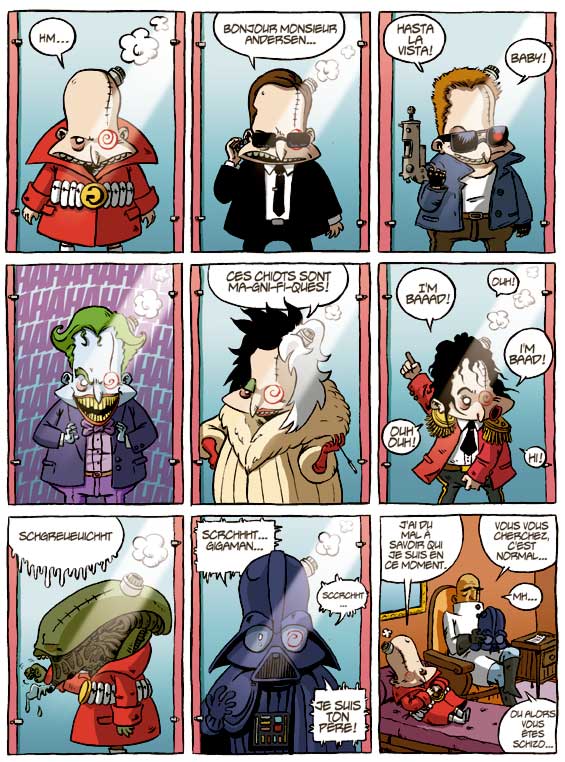 ''Who is he'' planche couleur de la BD vil City